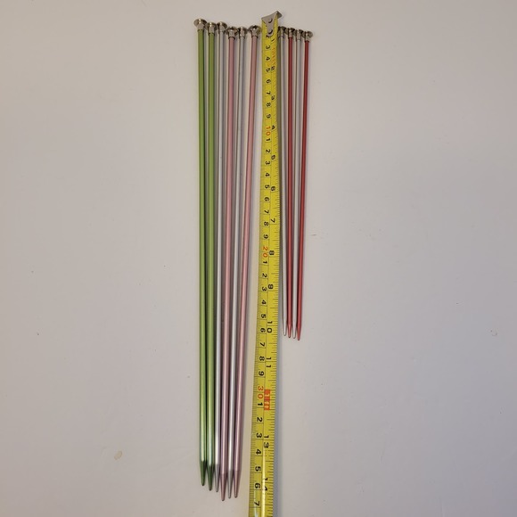 Boye Knitting Needles Mixed Lot Size And Brand Aluminum 5 Pair - Picture 5 of 5